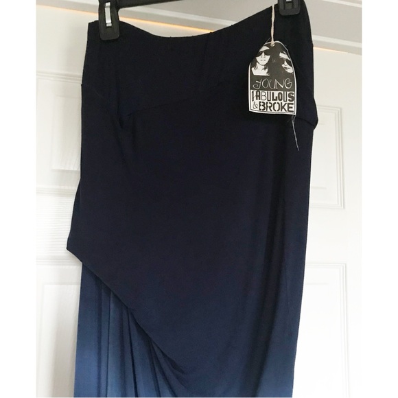 NWT Young Fabulous and Broke Tie Dye Stretchy Knit Maxi Skirt in Size Small - Picture 3 of 8